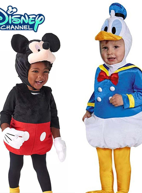 新款儿童唐老鸭米老鼠扮演服万圣节迪士尼儿童 Donald Duck cos服