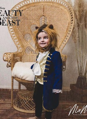 新款迪士尼男童美女与野兽王子装万圣节Beauty and the Beast cos