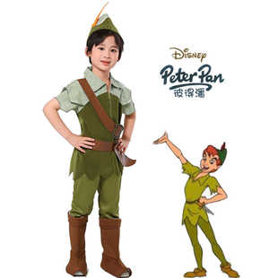 新款 Pan舞台表演 儿童小飞侠彼得潘扮演服万圣节迪士尼男童Peter