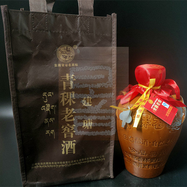 青稞老窖酒48度1000ml*1罐建塘陈酿云南迪庆香格里拉2012年