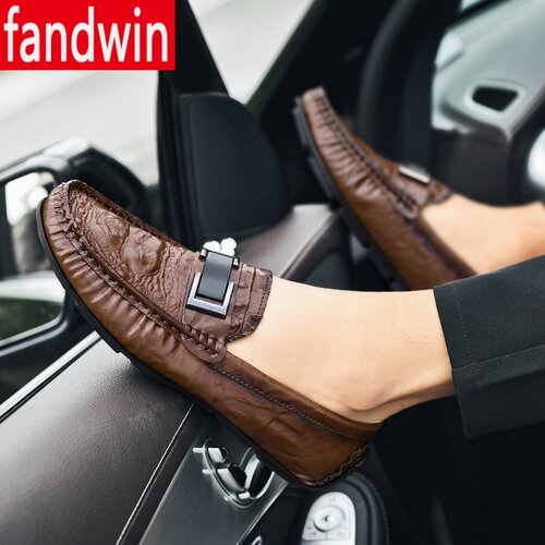 直播爆款鳄鱼纹豆豆鞋跨境大码懒