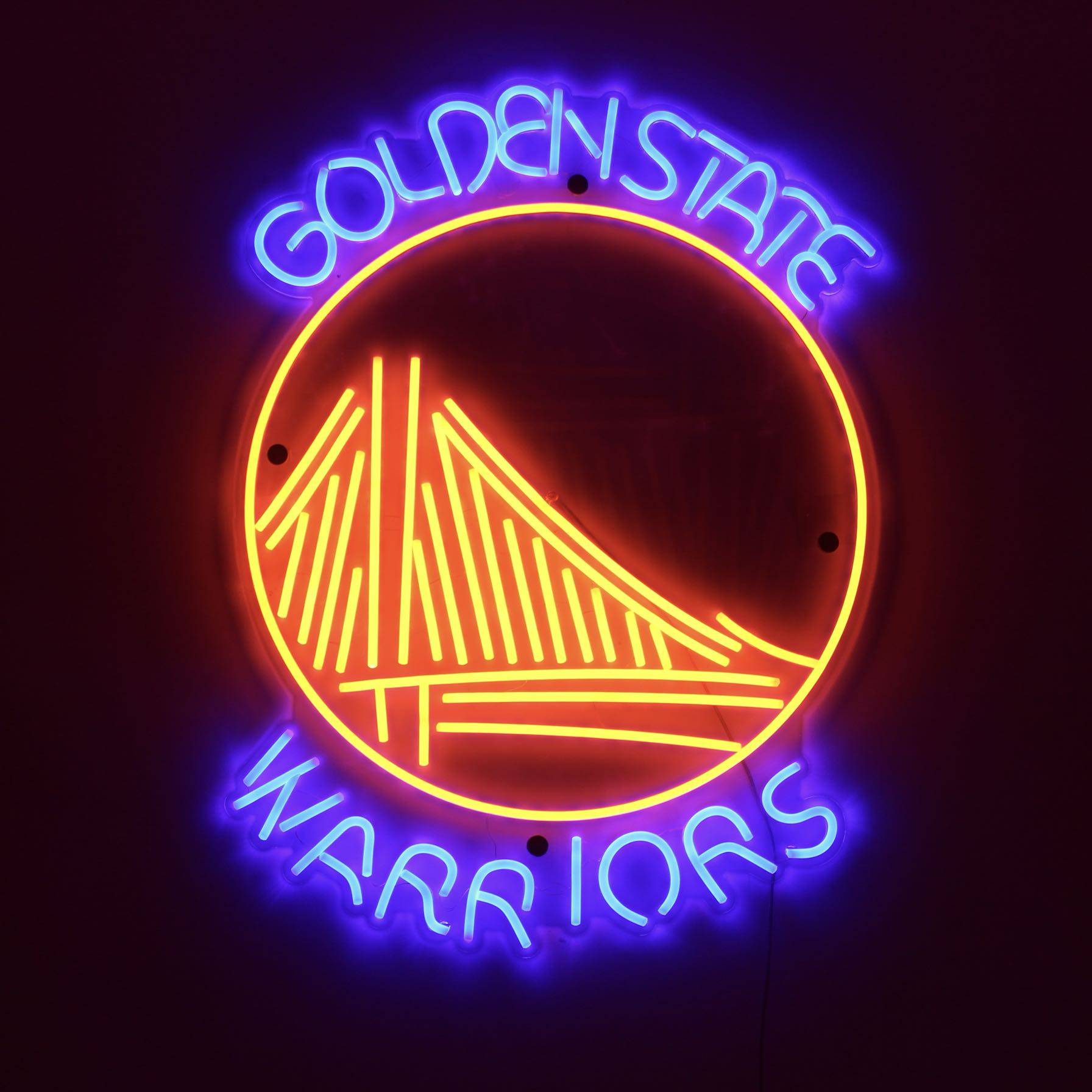 原创nbalogo发光led灯库里灯带气氛灯篮球周边球迷礼物