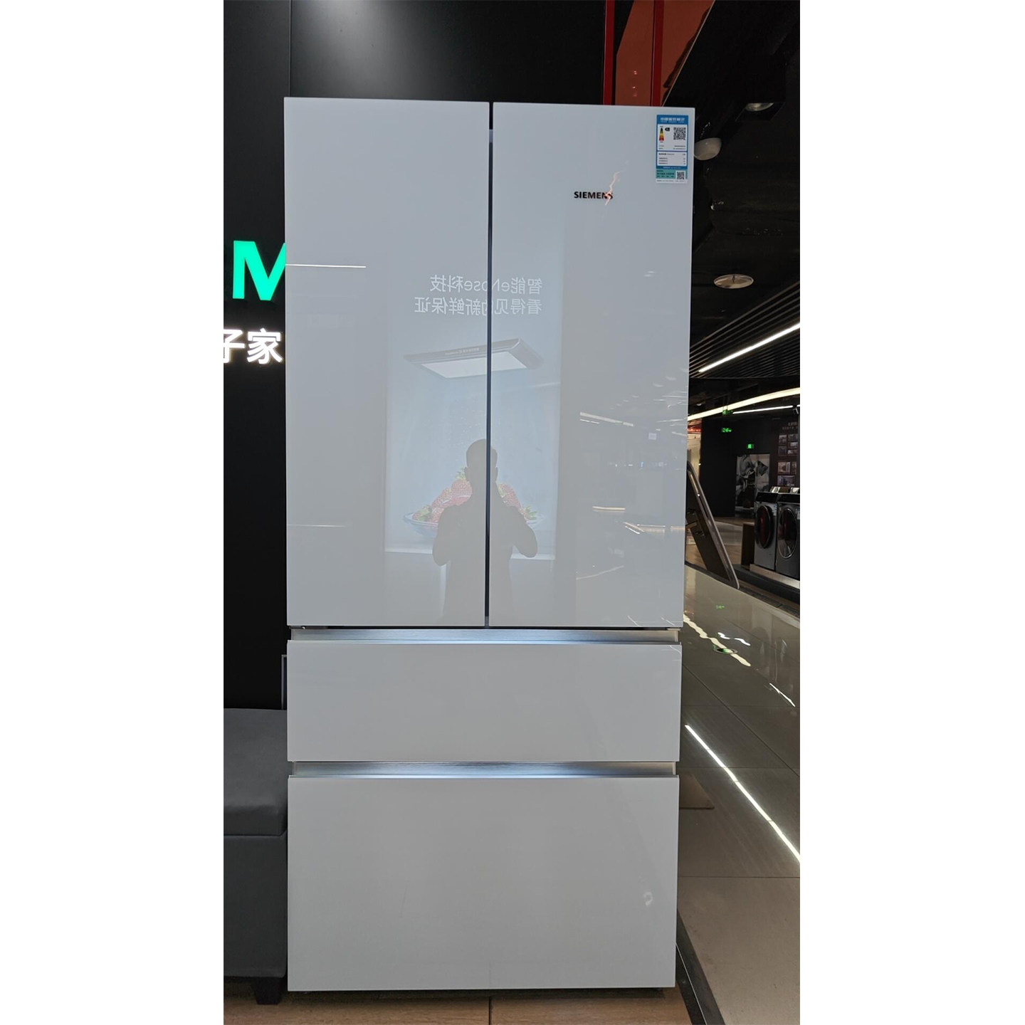 西门子 KF89BV156C/220/163C平嵌P3对开门多门冰箱冰立方502升