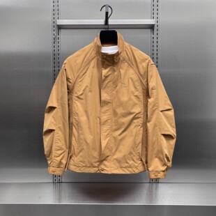 2025秋装男款立领夹克春秋爆款潮牌痞帅高级感拼接薄款男装外套