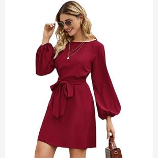 Formal dress for women long sleeves autumn ladies Dresses 女