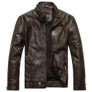 masculina 机车皮夹克 jaqueta couro leather jackets men