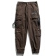 Hop Mens Black Streetwear Pants khaki Jogger Hip Harem Cargo