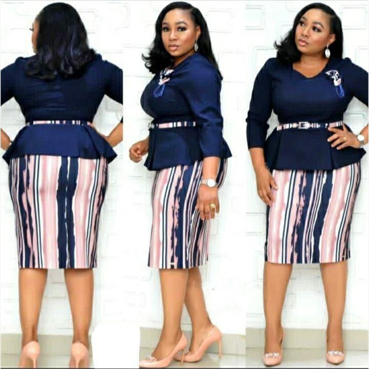 African Clothes Stripe dress Women big size fat clothes 50