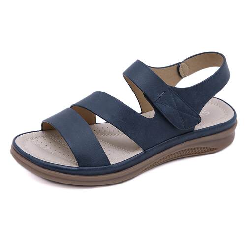 new big size summer shoes women flat sandals女士防滑大码凉鞋