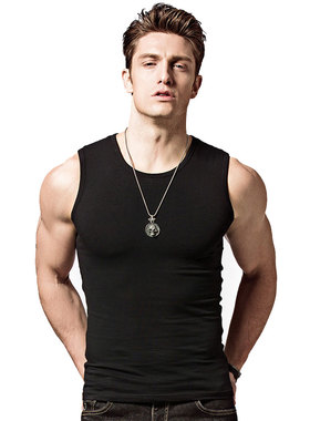 Men's Sleeveless Tank Tops Casual Summer Vest 男士健身背心