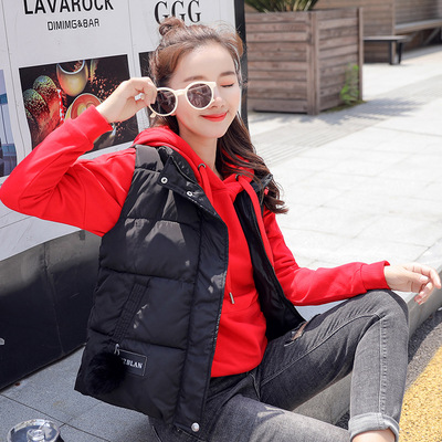 Winter Jacket Women Slim Vest Coat Casual Waistcoat女士马夹