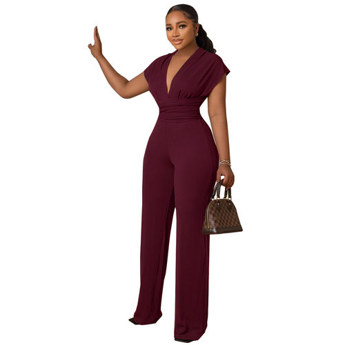 European fashion women jumpsuits long pants sexy 2022 new