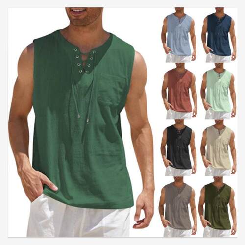 Men'ssolidcrvtankp-sh