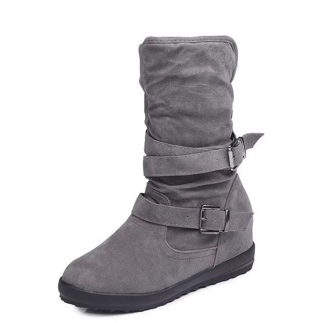 2019 winter women flat boots ladies warm shoes43码女棉靴女靴