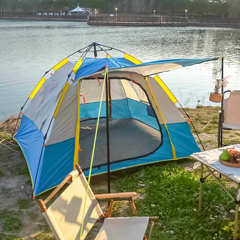 徽羚羊全自动速开免搭建帐篷户外加厚防晒3-4人帐篷