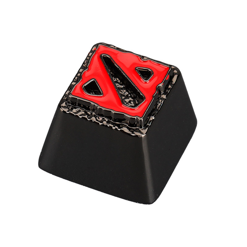 DOTA2刀塔2游戏外设周边logo 机械键盘锌铝合金属个性键帽