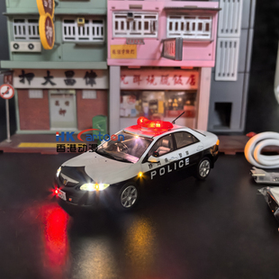 Vitesse1:43日本警车 改装加灯 锂电池 可充电 收藏送礼品 合金车