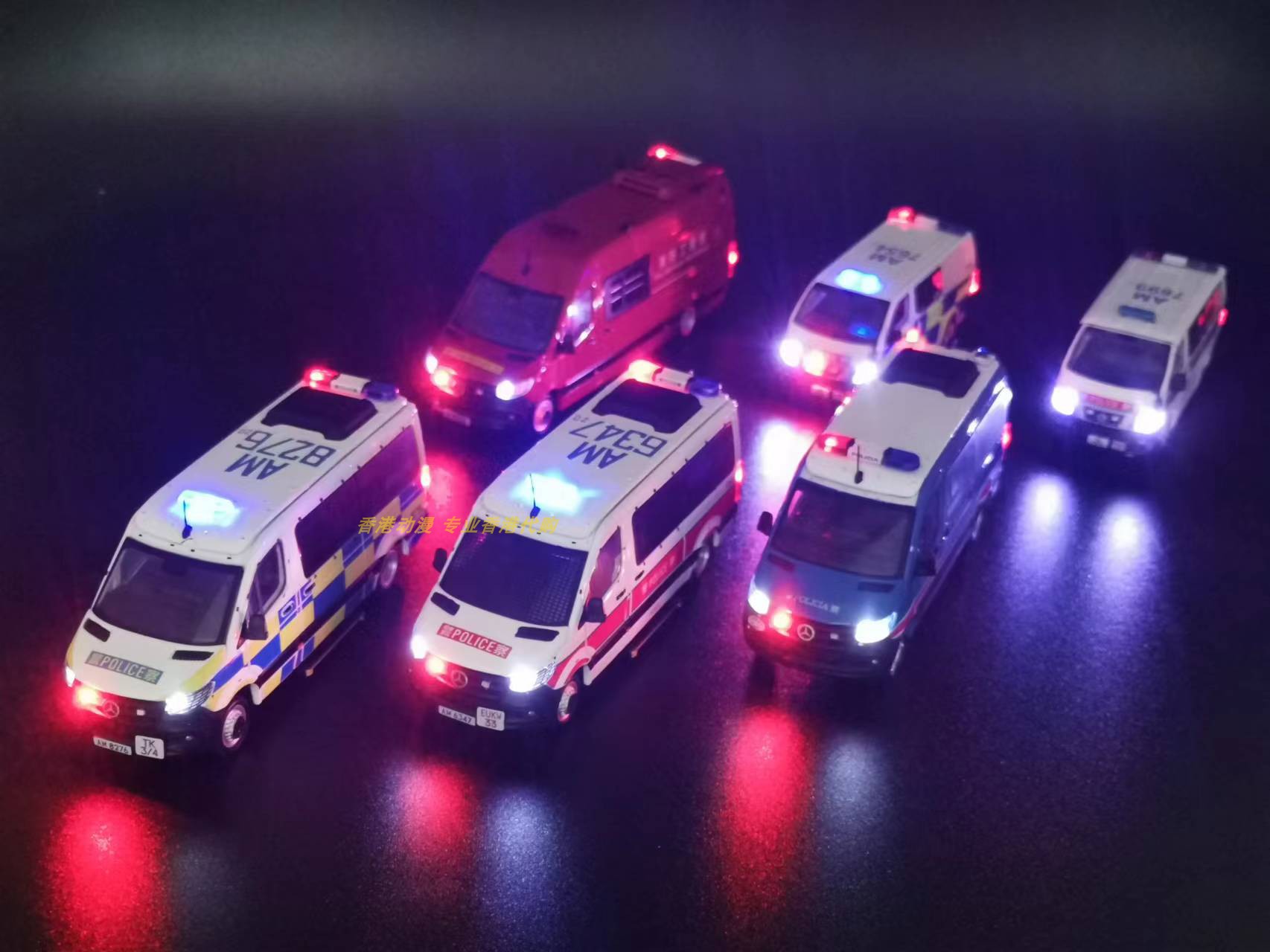 164ERA警车改灯加灯双开关