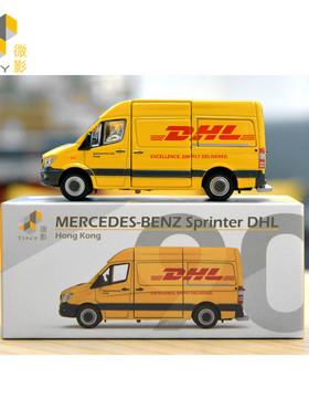 Tiny 城市 1/76 合金車仔 - 平治 Sprinter FL DHL