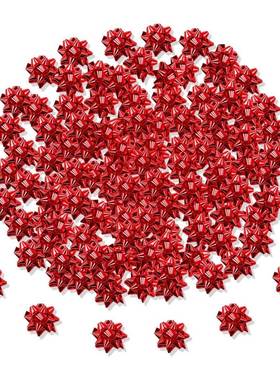 100Pcs 2.5cm Mini Confetti Gift Wrap Bows Christmas Gift Bow