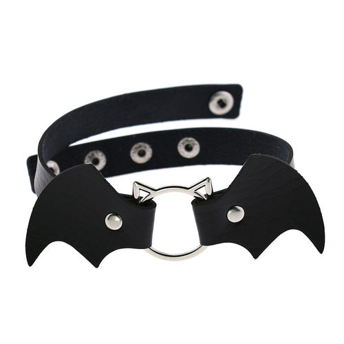 Gothic Punk Choker vampire Colar Necklace Women Adjustable