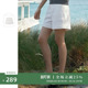 休闲百搭显瘦收腰小个子显高 新款 PIT白色短裤 女2026春季