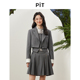 新款 PIT复古短款 休闲两件套西装 甜美百搭气质通勤西服