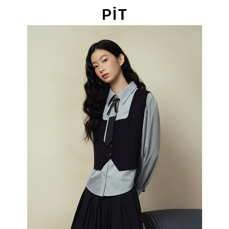 PIT复古背心吊带毛针织衫马甲女2025秋季新款百搭显瘦马夹上衣,女装/女士精品,毛针织衫,淘宝优惠券,粉丝福利购,淘宝优惠卷