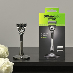 吉列极光剃须刀男士手动刮胡刀锋速5刀片极光刀收纳盒剃须精致