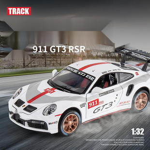 建元 盒装 合金跑车模型摆件玩具 GT3 RSR赛道版 32保时捷911