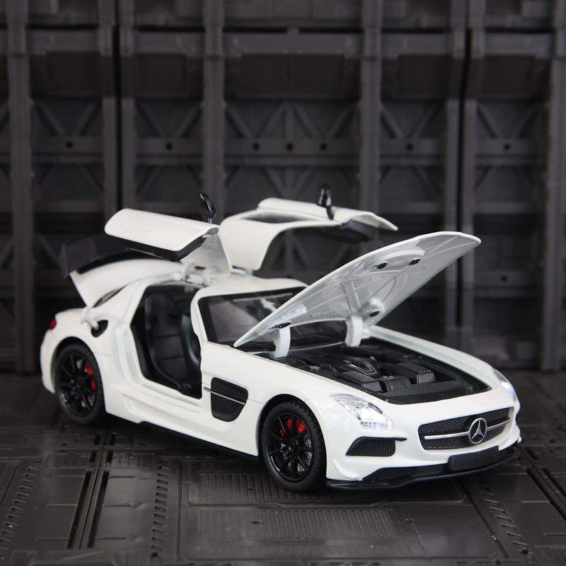 新款 车致仿真SL ANG合金汽车模型转向避震儿童玩具礼物,模玩/动漫/周边/娃圈三坑/桌游,火车/摩托/汽车模型,淘宝优惠券,粉丝福利购,淘宝优惠卷