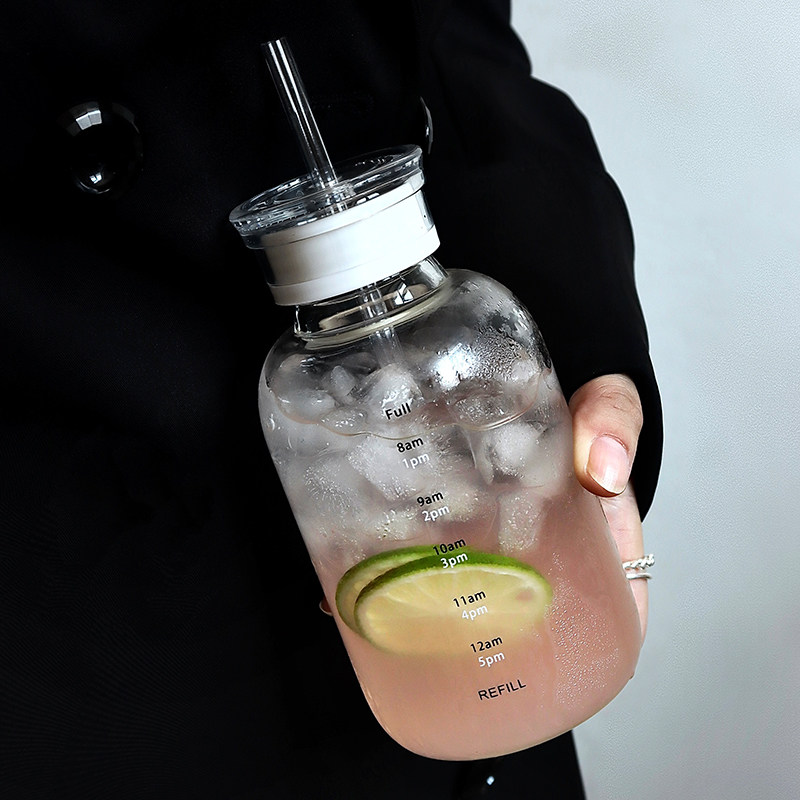 茶迷高硼硅户外居家清新玻璃杯图片