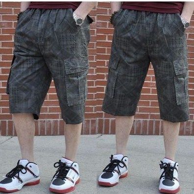 劳保夏装耐磨潮男多口袋男生男裤篮球裤工作短裤男宽松七分裤夏季|ruв категории Мужская одежда, брюки - от Buy2taobao.com для оказания профессиональной услуги покупки агента Taobao