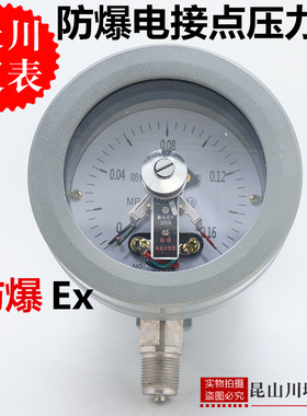 上海天川YX-100B防爆型电接点压力表ExdllBT6Ex煤气研磨机专用
