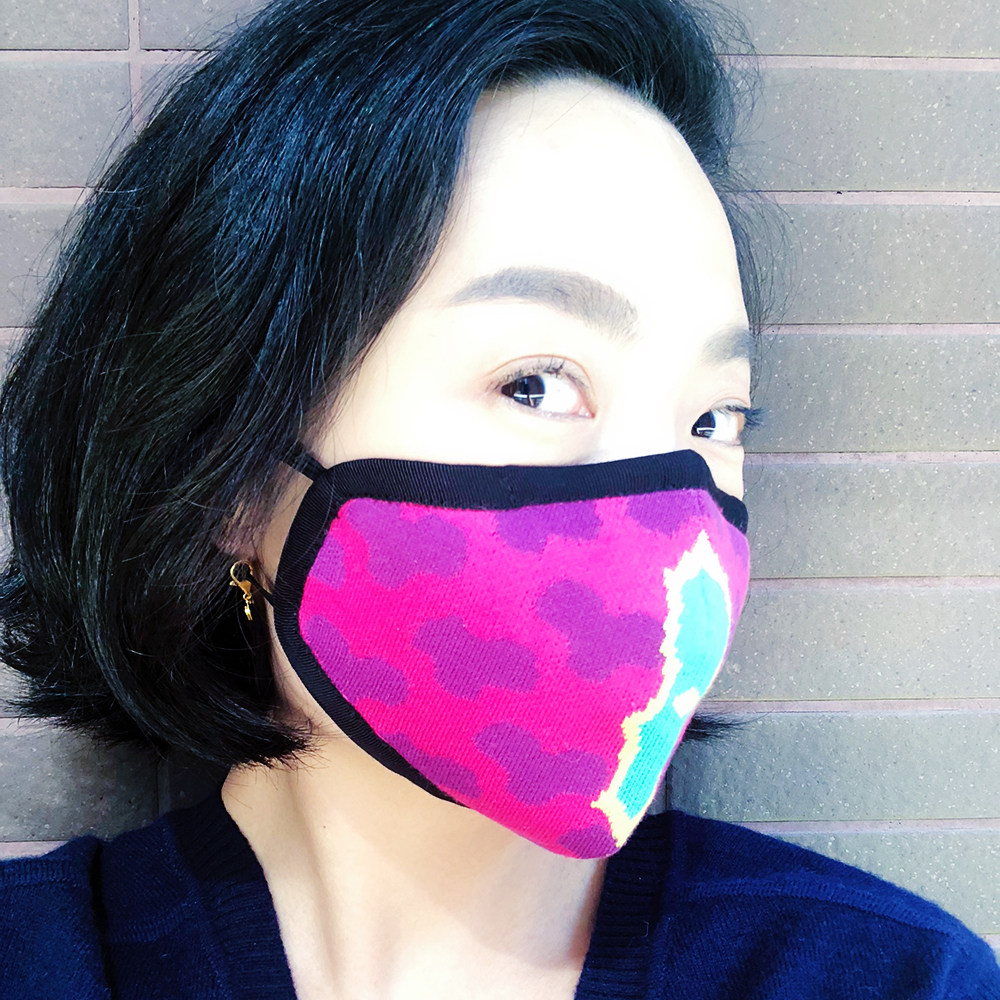 【织遇】针织提花口罩- 热情的冷血 -时尚款