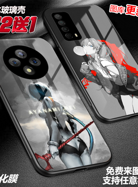 EVA福音战士明日香适用三星s25s24a56a17a55s23a22a53a52note20玻璃s21fea42a32m33note10litea9s20a23手机壳