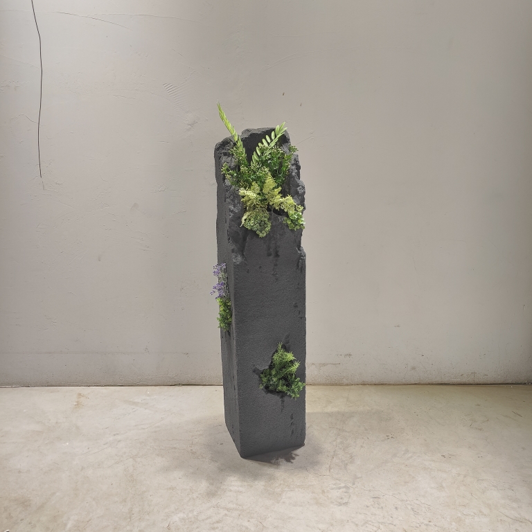 仿真水泥柱真石漆泡沫造景装饰个性定制室内外庭院园林设计