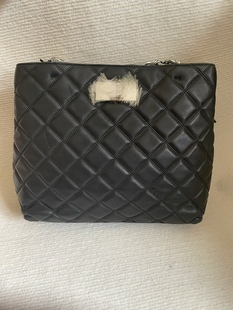 纯元 女士羊皮棋子格单肩女包