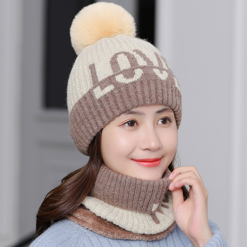 모자 여성 가을 ??겨울 다재다능한 새로운 스타일 2023 인터넷 연예인 귀여운 감금 모자 모직 모자 니트 겨울 얼굴 작은 겨울