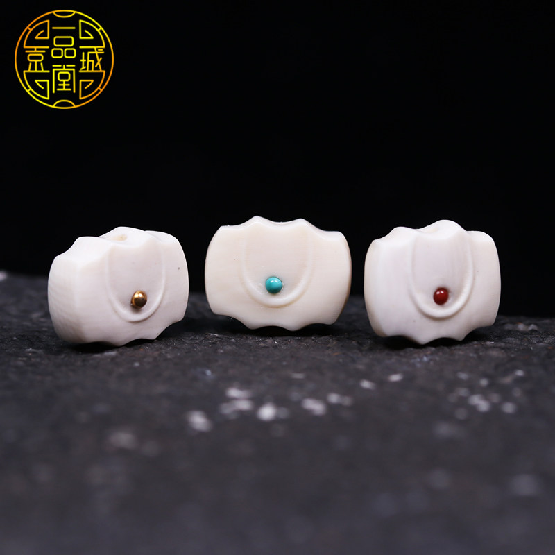 猛犸象牙满纹冰料蝙蝠背云