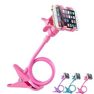 懒人万向手机平板支架桌面通用双夹床头躺着任意弯曲折叠旋紧支架