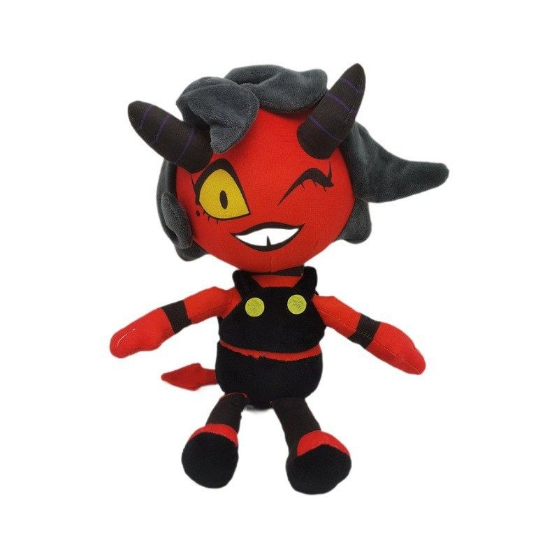 跨境新款HELLUVA  THE CIRCUS 极恶老大毛绒玩具公仔地狱客栈