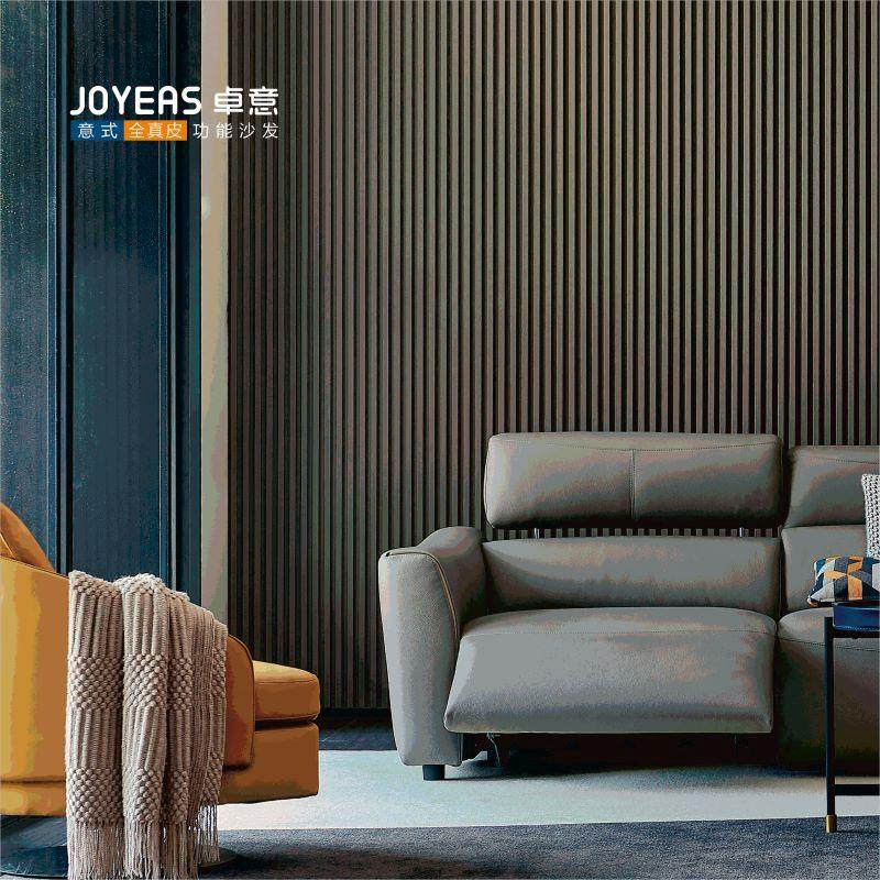 森盛家具全真皮沙发意式极简现代沙发电动功能沙发小户型沙发001