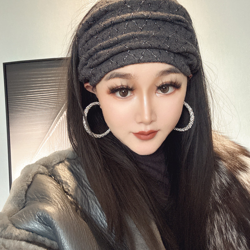 秋冬日常发带宽边时髦保暖发饰