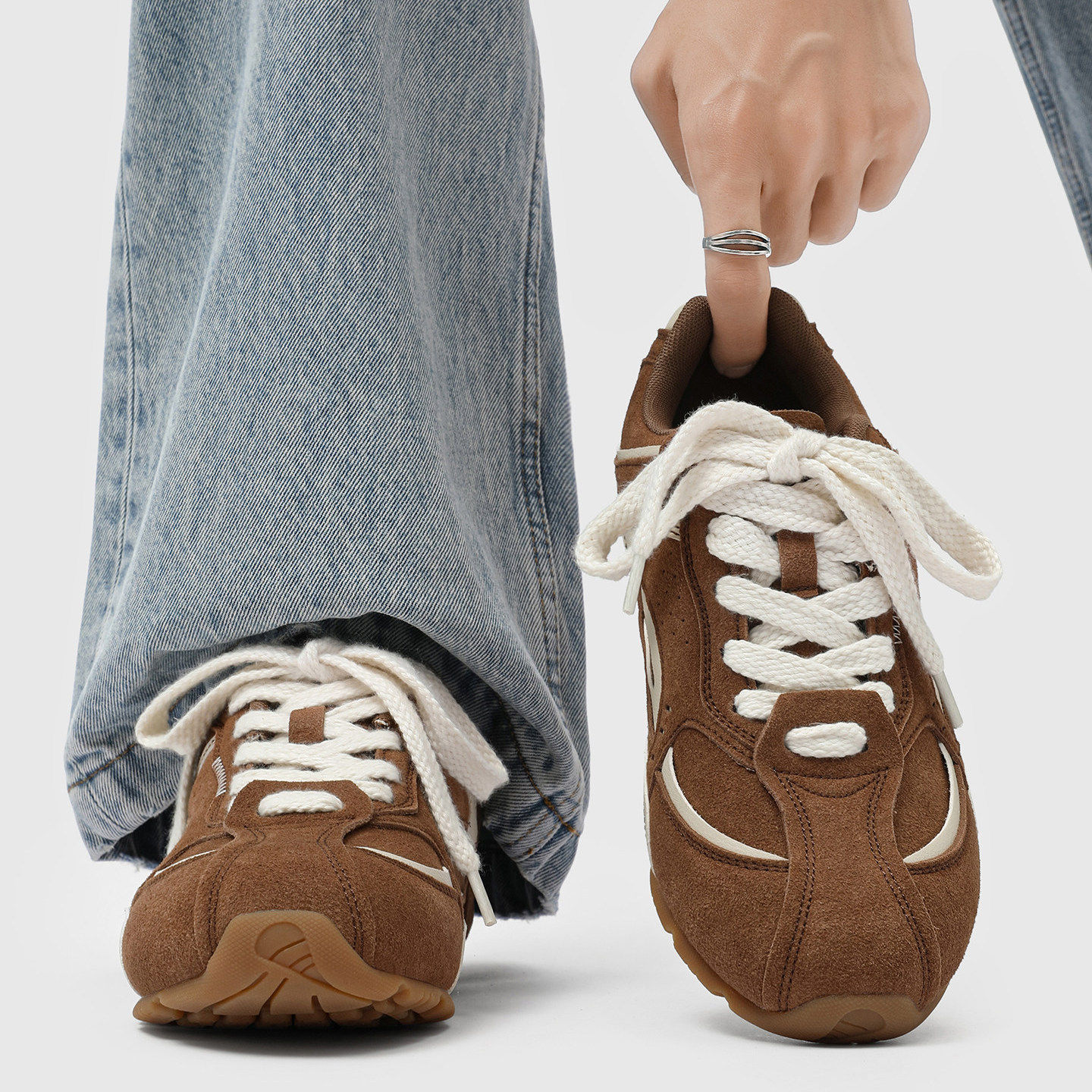 复古风德训鞋冬季新款男女平底小众设计浅口百搭轻便舒适休闲板鞋,流行男鞋,休闲板鞋,淘宝优惠券,粉丝福利购,淘宝优惠卷