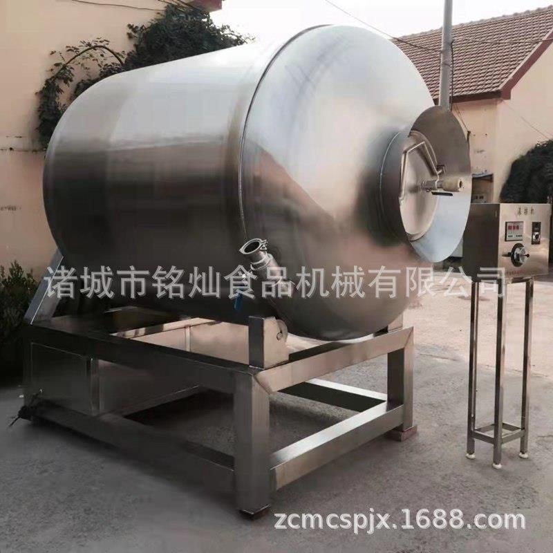 商用不锈钢滚揉机 里脊肉真空滚揉罐 呼吸变频真空滚揉设备厂家
