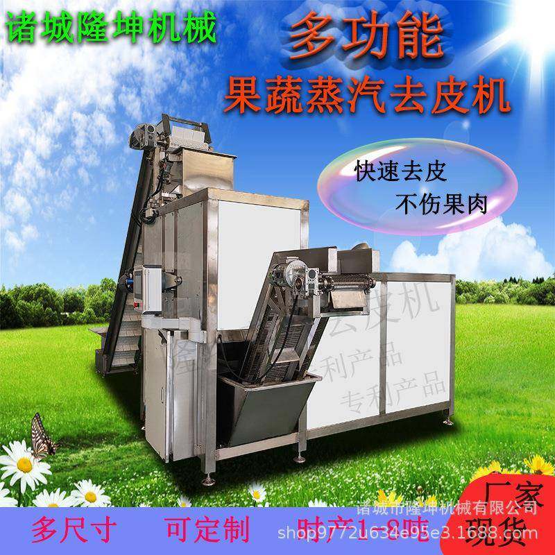 大型马铃薯去皮机 全自动食品加工设备 纯物理去皮速度快不伤果肉