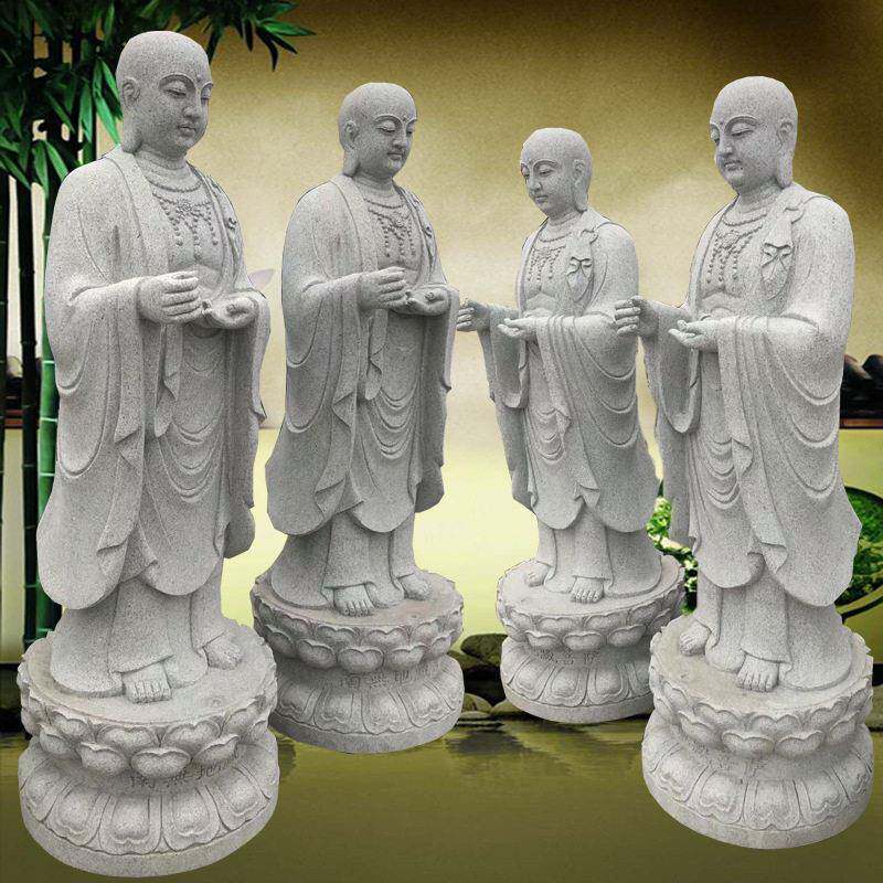 石雕地藏王汉白玉佛像寺院庙宇摆件观音如来释迦摩尼雕塑厂家