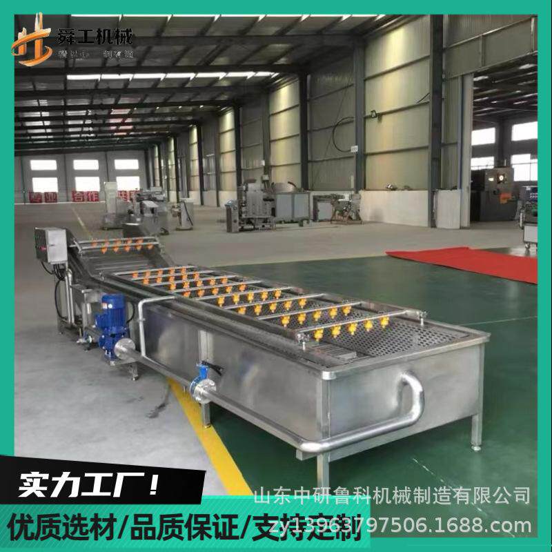 大型工业果蔬清洗机 洋葱柠檬苹果气泡冲洗机 水果榨汁前清洗设备