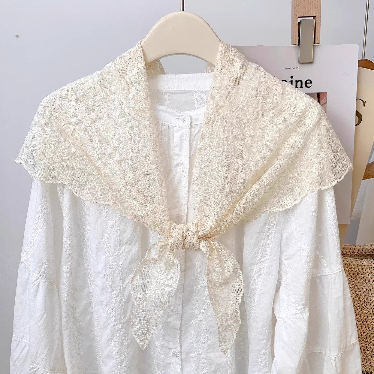 蕾丝镂空春夏薄款外搭小披肩女三角围巾叠穿纱裙百搭韩版屁帘新款,服饰配件/皮带/帽子/围巾,围巾/丝巾/披肩,淘宝优惠券,粉丝福利购,淘宝优惠卷